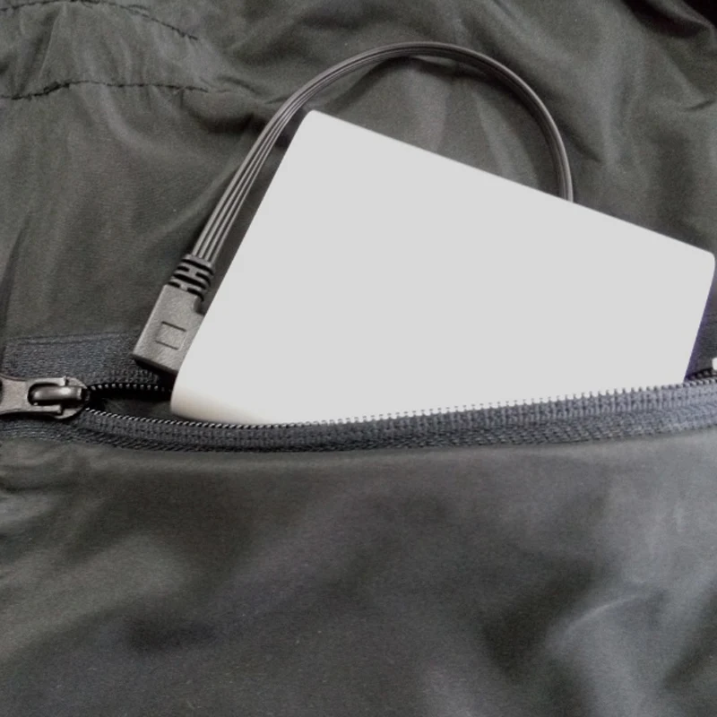 Жилет с электрическим подогревом 5 В USB без рукавов куртка для женщин теплый