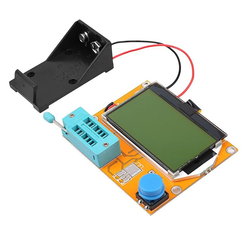 ЖК-мультиметр LCR-T4 ESR mega328 M328 Транзистор тестер MOS/PNP/NPN L/C/R для DIY Электронный комплект с акриловым чехол