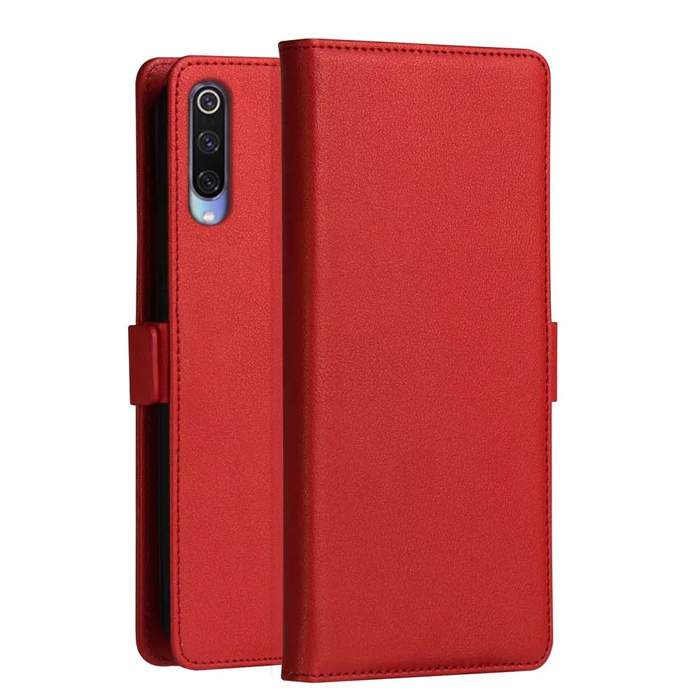 Чехол для Xiaomi Mi 9 SE Роскошный деловой флип-чехол из искусственной кожи и