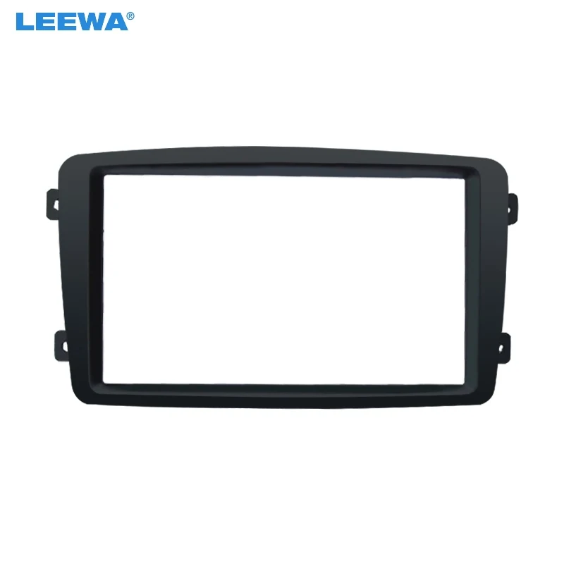 LEEWA автомобильный двойной Din DVD стерео радио Fascia рамка для Mercedes BENZ C CLASS W203 2002-2004