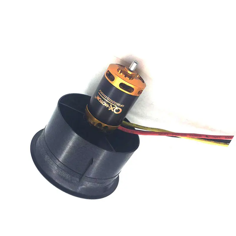 QX-MOTOR 64 мм EDF 2822 2200KV бесщеточный воздуховод вентилятор композитный материал