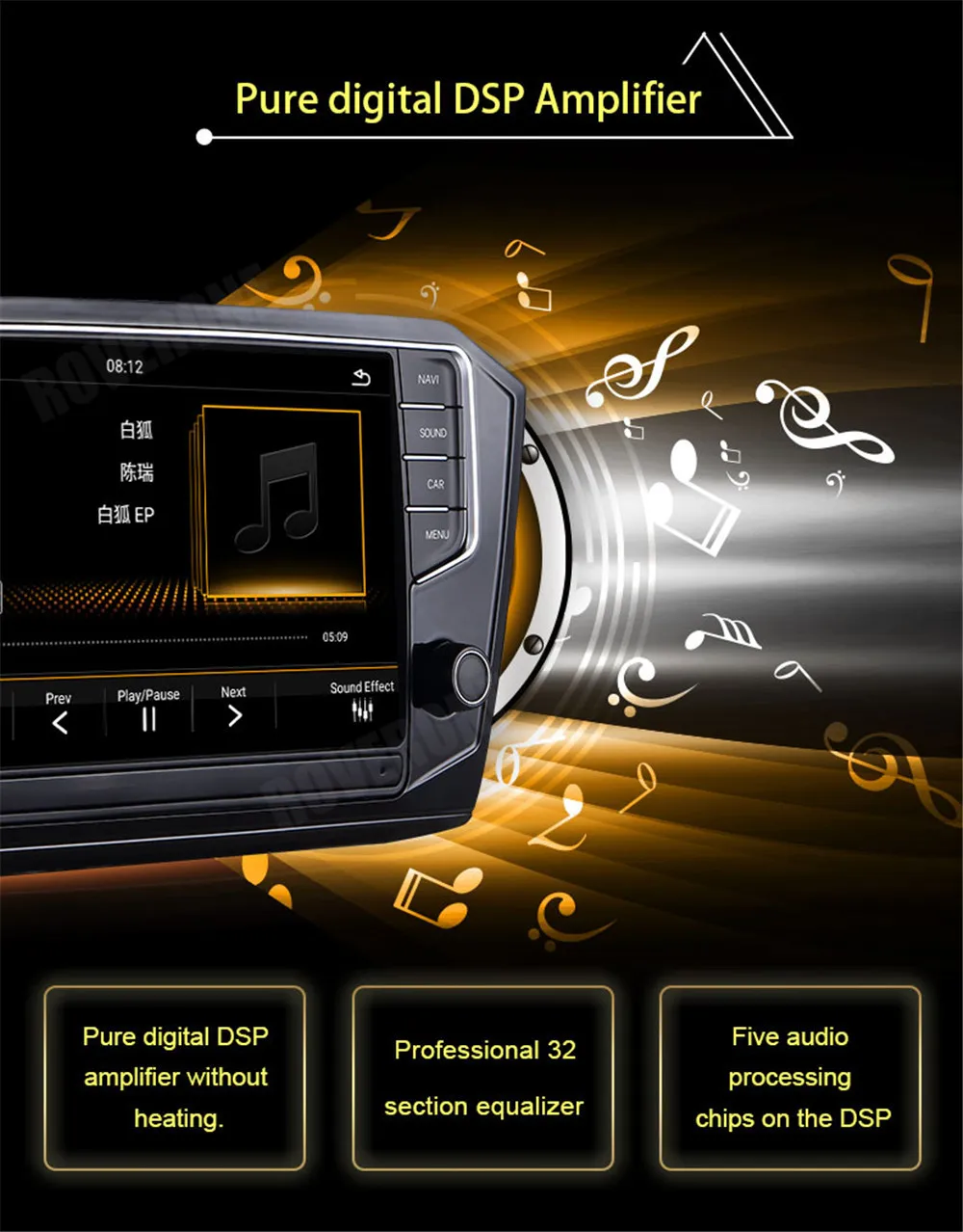 Для VW Passat CC B6 B7 для Volkswagen MIB 4 Система Android автомобильный мультимедийный плеер Авторадио Bluetooth DSP MFD IPAS CarPlay