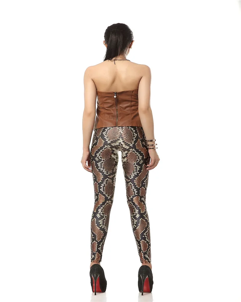 

SnakeSkin Leggings 3D Print Fitness Leggings Women Leggins Sexy Slim Elastic Causal Leggings Plus Size
