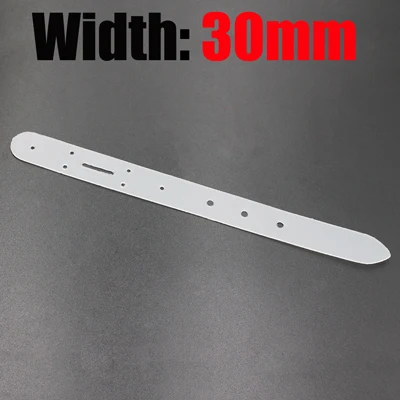 30mm Width 5 размеров, полупрозрачный пластиковый кожаный дырокол, шаблон позиционирования, ремень, дырокол, узор, сделай сам, кожевенные принадлежности, инструмент - Цвет: 30mm Width