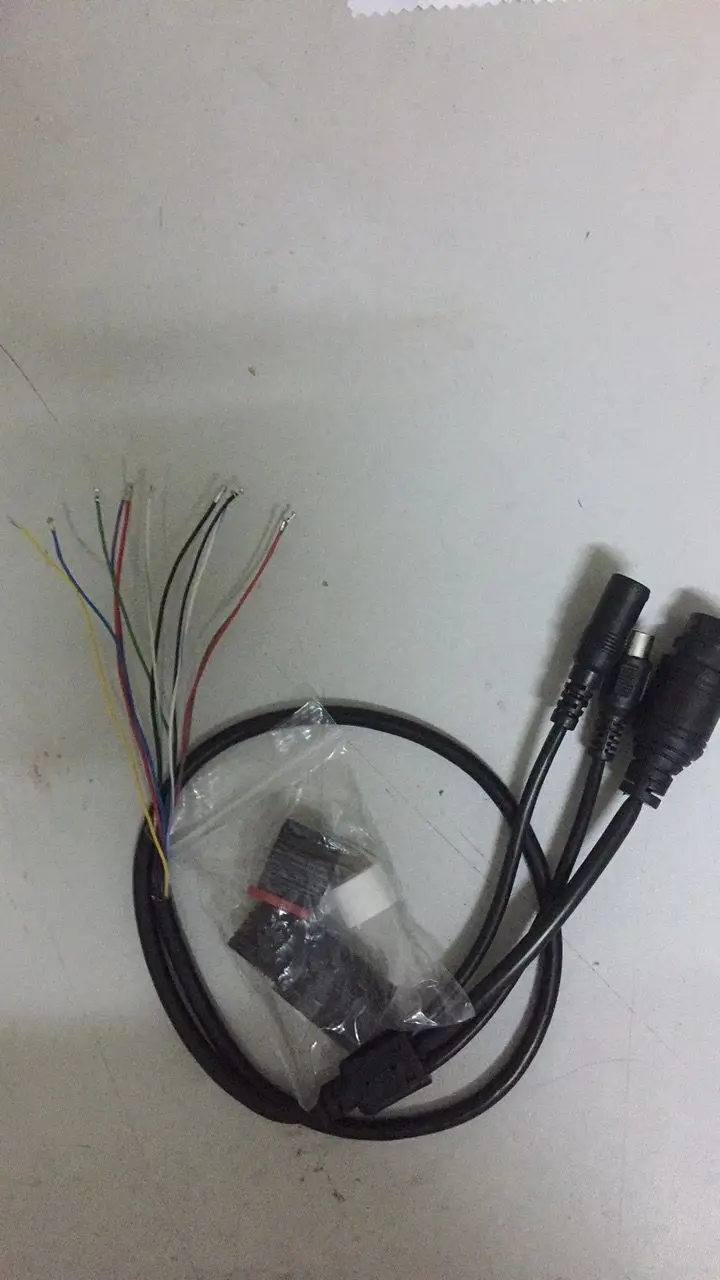 Кабель ip-камеры Водонепроницаемый кабель заменить RJ45 и DC12V для видеонаблюдения