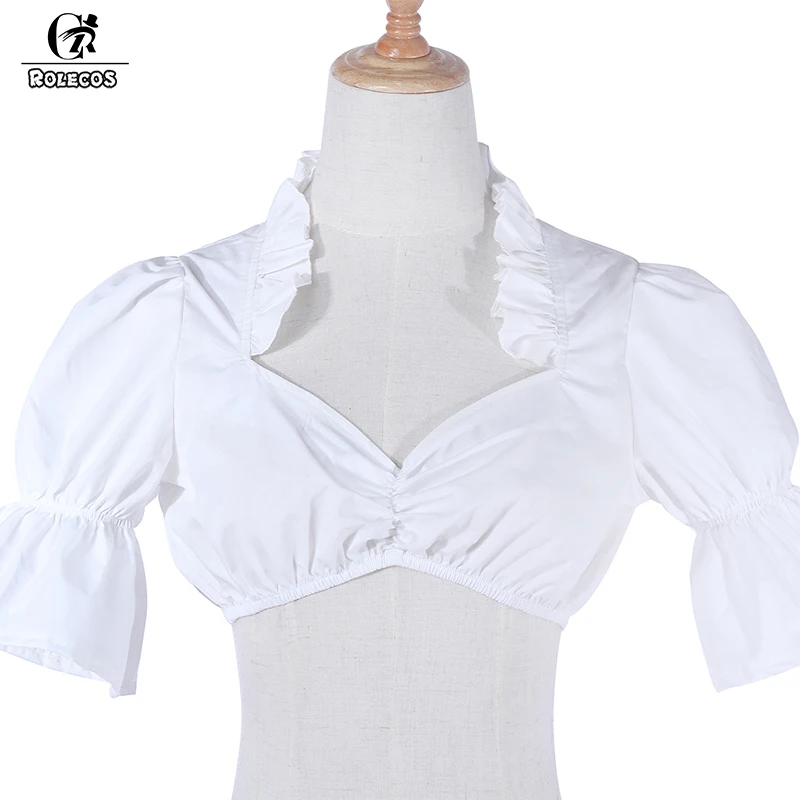 Костюм на Октоберфест ROLECOS белая рубашка для женщин костюм косплея Октоберфест| |