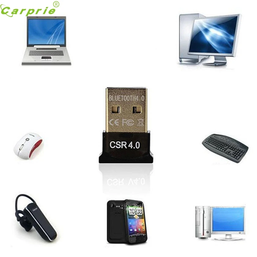 Высокое качество мини USB Bluetooth V4.0 ключ двойной режим беспроводной адаптер для