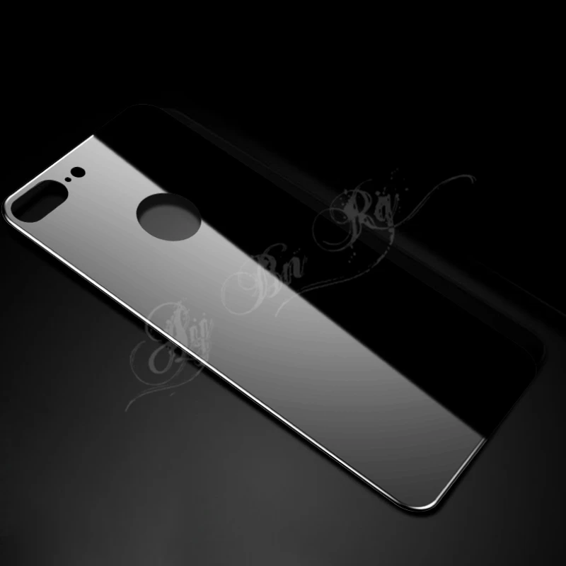 2 шт 3D полное покрытие задней части стекла протектор для iphone Xs Max Xr 6 6S 7 8 Plus 9H Закаленное стекло пленка черный белый прозрачный