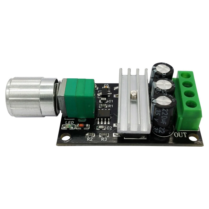 PWM DC 6 28V 3A регулятор скорости двигателя Регулируемый переменной Регулятор