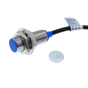 Датчик Холла NJK-5002C, Бесконтактный переключатель NPN, 3-проводной, нормально открытый, мА, латунь