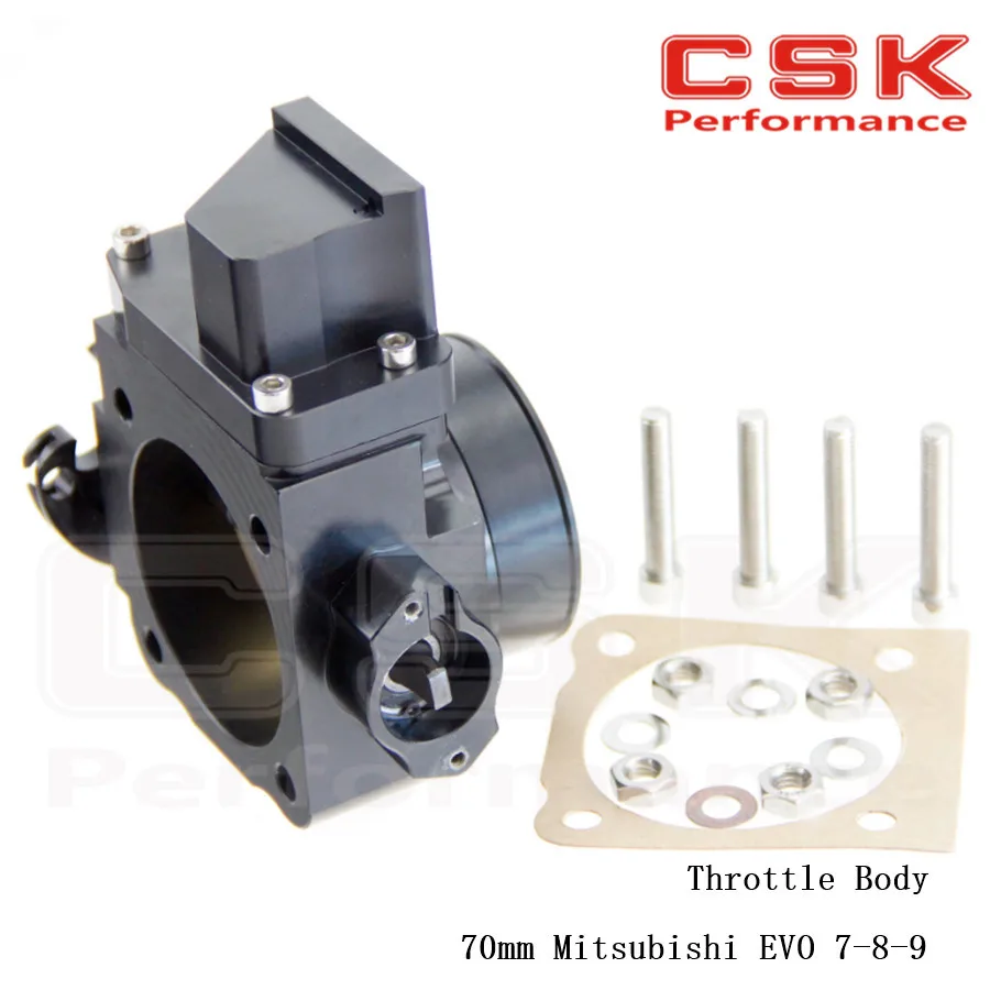 70 мм дроссельной заслонки для Mitsubishi EVO7 EVO8 EVO9 4G63 03 07 EVO 7 8 9 черный|70mm throttle body|throttle