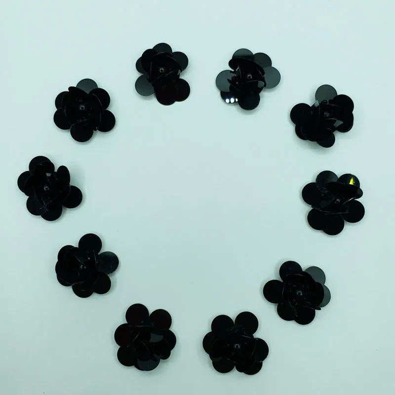 10pcs/lot Handmade rhinestone beaded Patches for clothing Sew on sequin applique flowers embroidery parches shoes hat bags | Дом и сад