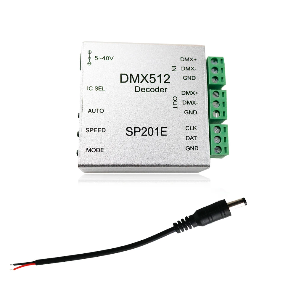 1 шт. 5 В/12 В DMX512 декодер плата WS1812B/WS2811 RGB LED контроллер IC DMX SPI конвертер JQ|dmx512 decoder|rgb