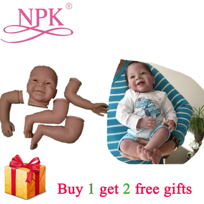 NPK 55 см набор reborn moldels мягкий силиконовый Reborn kit 22 &quotreborn doll наборы виниловый sin pintar