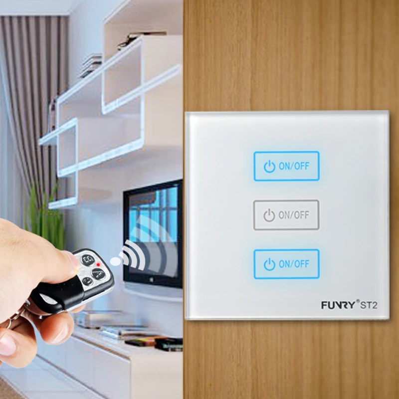 Funry ST2 3Gang Великобритания Стандартный переключатель дистанционного управления