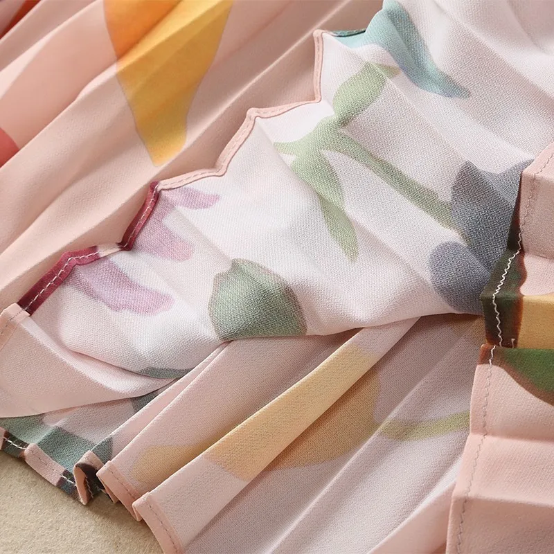 CHICEVER летнее элегантное платье с цветочным принтом для женщин без бретелек