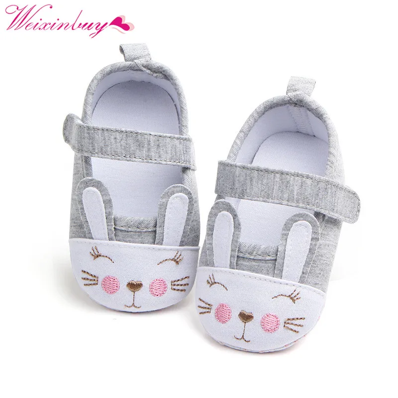 

Newborn Baby Girl Shoes Spring Cartoon Rabbit Cotton Baby Shoes First Walkers Comfort Casual Baby Girl Shoes