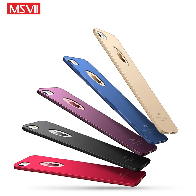 MSVII Чехлы для Apple iPhone 5 5S чехол Роскошный Матовый S металлический автомобильный