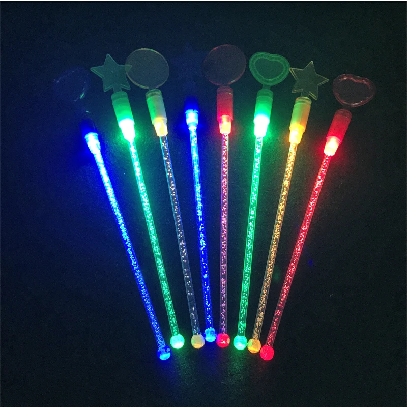 2018 Led свадебное платье 18 шт./лот Flash Swizzle Stick для вечеринок бар КТВ клуб украшение