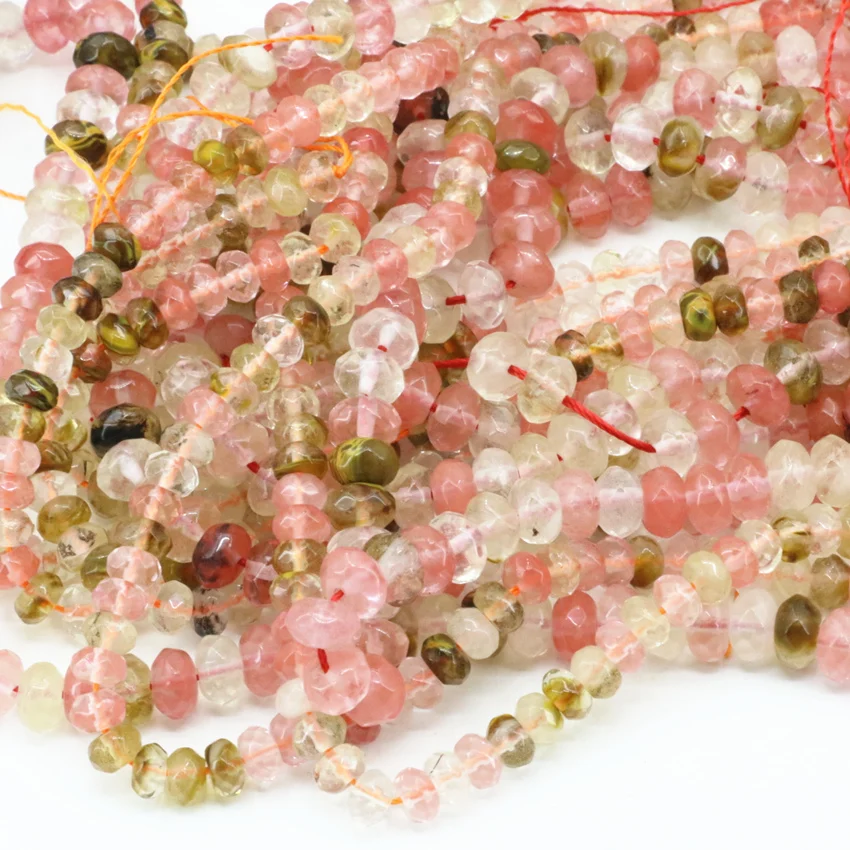 9 видов арбуз разноцветный синтетический турмалин кристаллический камень