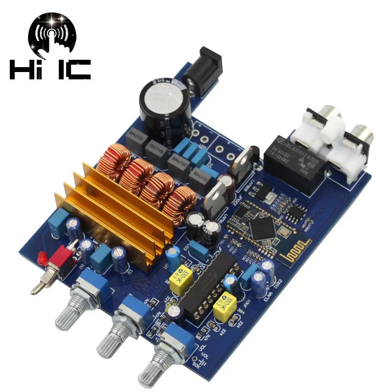 TPA3116 + LM1036 Bluetooth Усилители домашние доска 4.0 CSR4.0 класса D 2.0 HIFI аудио ВЧ регулировки
