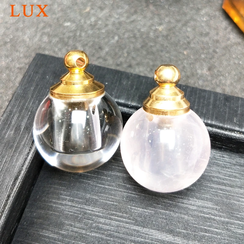 Розовый кварц зеркальная натуральная форма шара прозрачный Волшебная бутылка