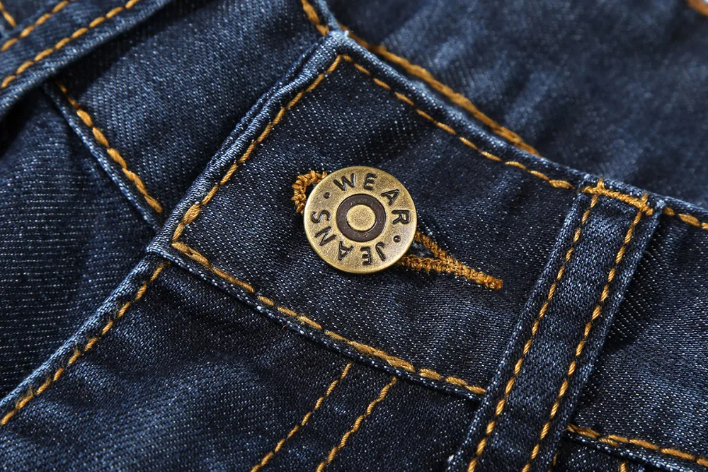 2016 мужская дизайнер джинсы ретро хлопок Тонкий Прямой молодой бизнес случайные |