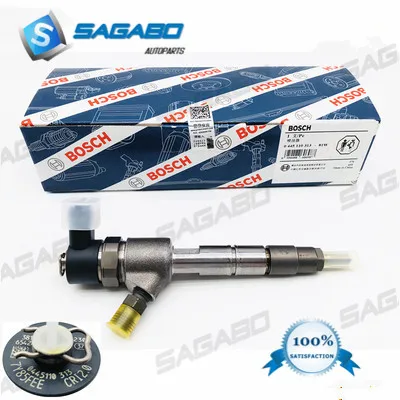 

4 PCS genuine and brand new fuel common rail injector 0445110313