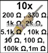 Комплект резисторов портативное сопротивление 10 значений * шт. = 100 для Arduino UNO R3