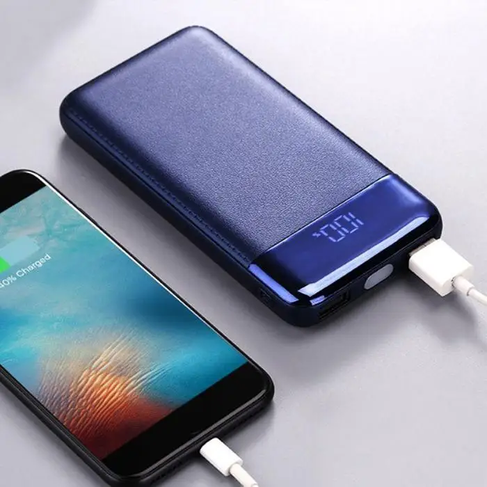 20000 мАч power bank светодиодный двойное зарядное устройство USB внешний аккумулятор Bank