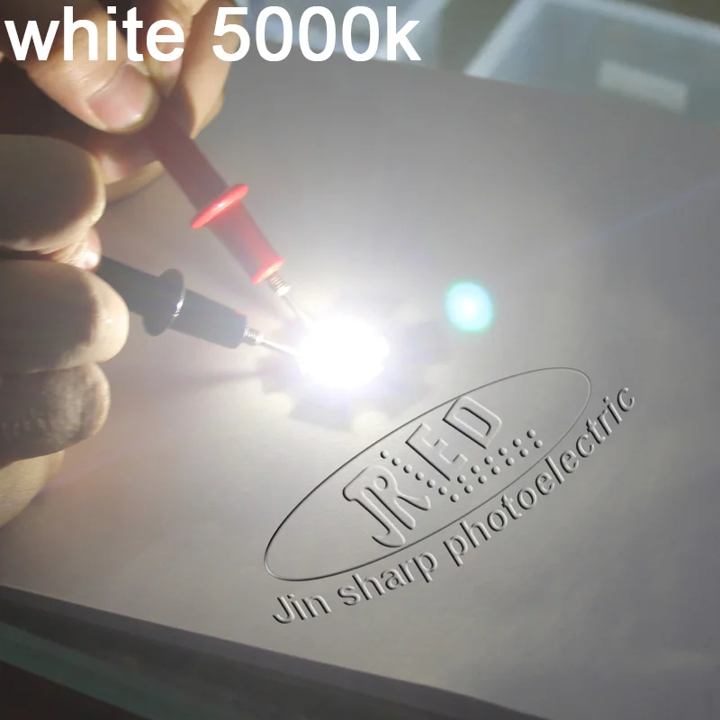 10 шт. Cree XTE XT-E светодиодный 3 Вт 5 Вт светодиодный белый диод фитиль 6500 к теплый белый 3500 к 3000 К нейтральный белый 4500К Королевский синий 450нм 20mmaluminium - Испускаемый цвет: white 5000k