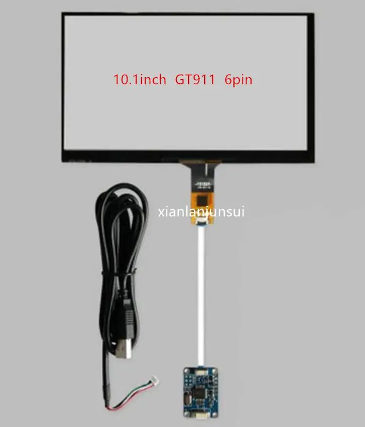 6-контактный емкостный сенсорный экран GT911 10 1 дюйма карта управления usb Windows 7 8