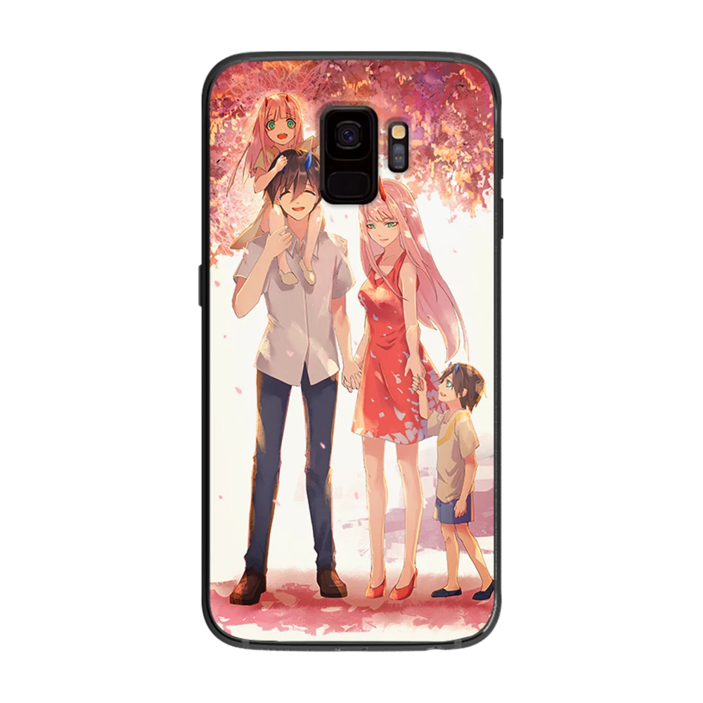 Franxx аниме индивидуальность для samsung Galaxy A5 A6 A7 A8 A9 2018 2019 плюс M10 M20 M30 мягкий чехол