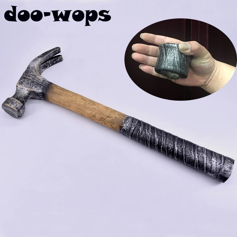 Реалистичный резиновый молоток, волшебные трюки исчезают, магия может сжиматься, чтобы поместиться в ладонь, иллюзия, трюк, Забавный ментализм