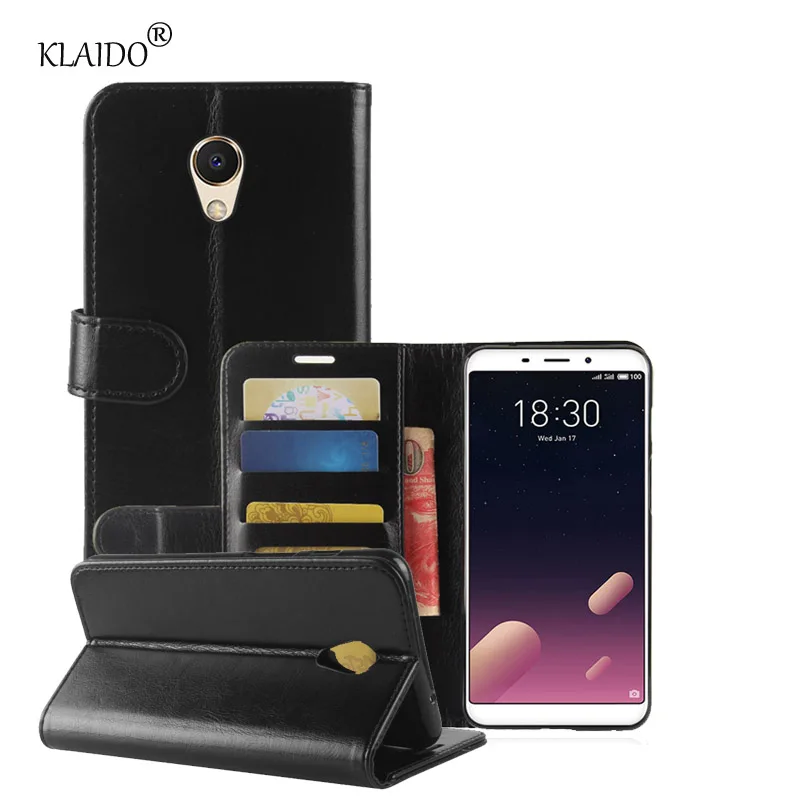 Телефон кожаный Чехол для Meizu m6s крышка meilan S6 бумажник чехол с подставкой