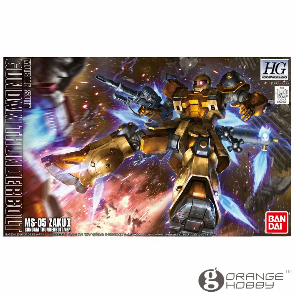 OHS Bandai HG Thunderbolt 11 1/144 MS-05 Zaku I Animation Ver мобильный костюм в сборе модельные комплекты oh