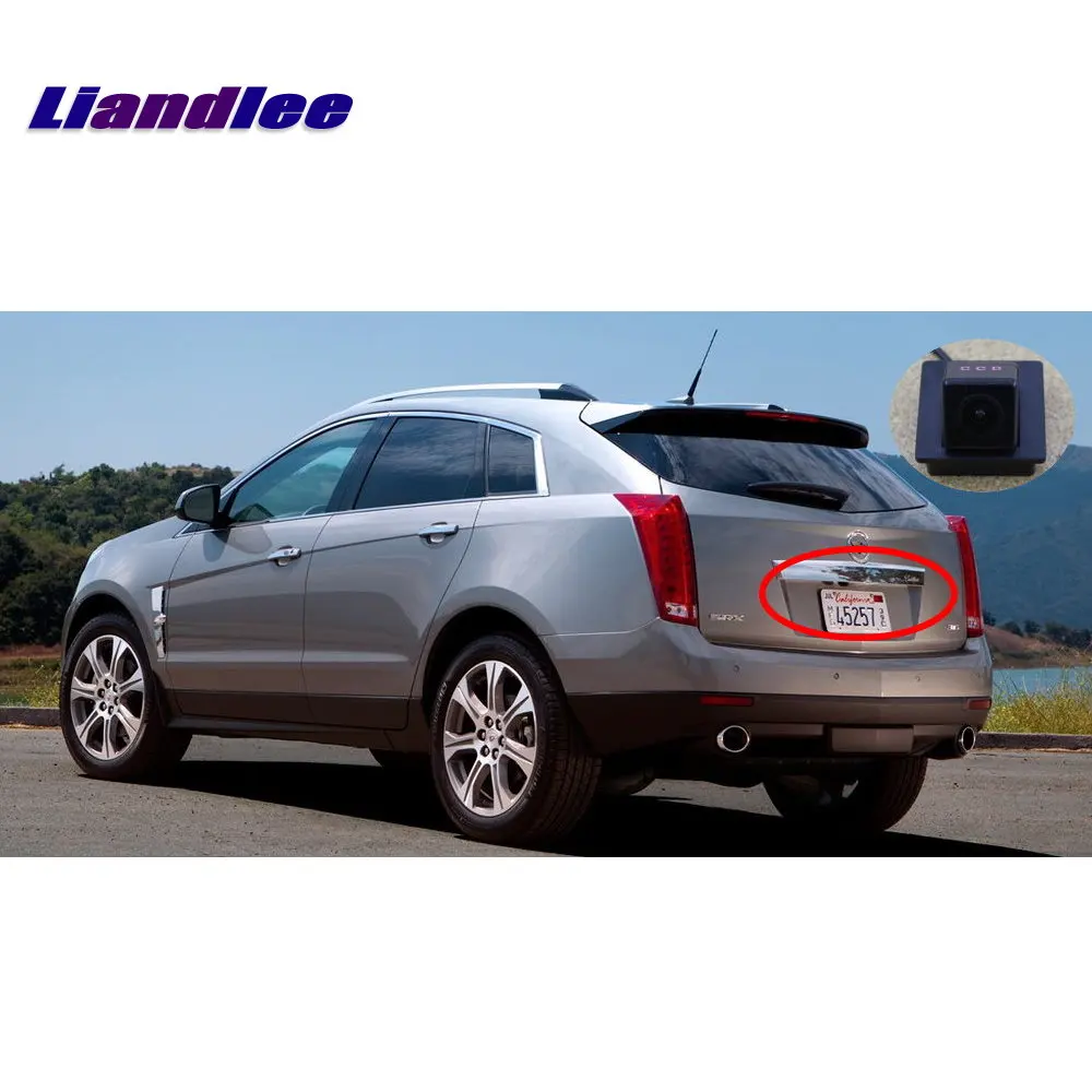 Liandlee автомобильная парковочная камера заднего вида для Cadillac SRX 2014 2016 задняя HD CCD