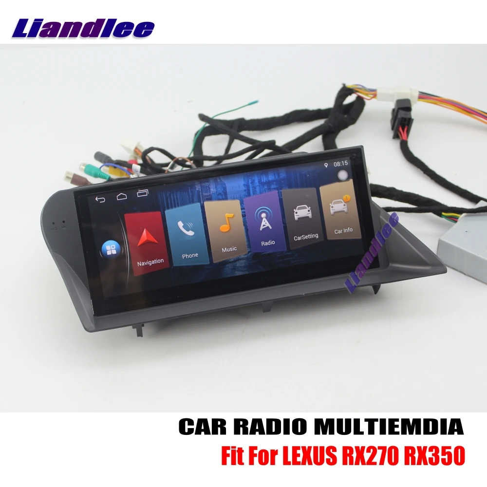 Liandlee для LEXUS RX270 RX350 2009~ Android автомобильный Радио плеер gps Navi навигация карты камера OBD ТВ экран медиа без CD DVD