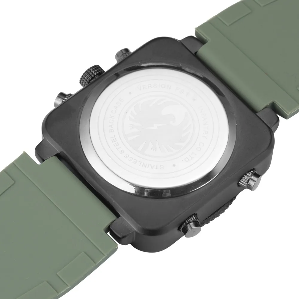 Пехота военные часы Для мужчин цифровой светодиодный наручные s лучший бренд