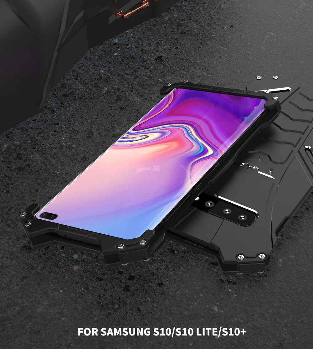 Алюминиевая броня Железного человека Бэтмен чехол для samsung Galaxy S10e S10 5G S9 S8 S7 S6 Edge Plus Note 10 9 8 5 чехол для телефона