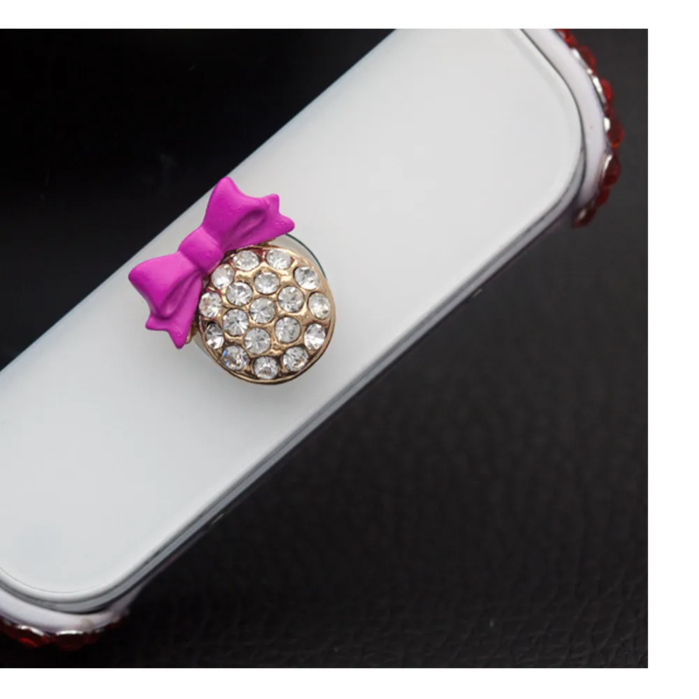 LANDFOX 3D Кристалл Bling Алмаз Главная Кнопка Наклейка для iPhone IOS сотовые телефоны аксессуары телефон наклейка s дропшиппинг