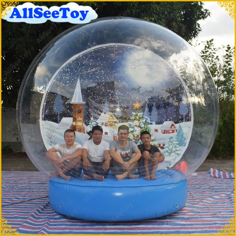 Быстродействующий зимний шар Человеческого Размера гигантский Снежный