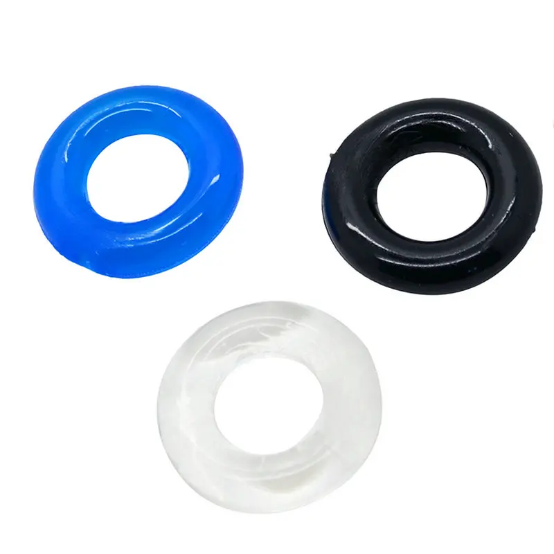 (3 шт./компл.) 3 цвета эластичный Временная задержка пенис кольцо на член секс