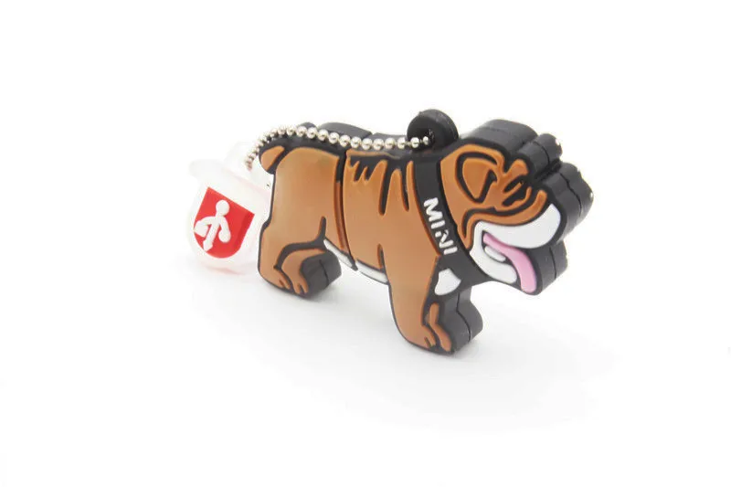 Jaster lovely mini бульдог USB флеш-накопитель милые животные мультфильм USB 2,0 4 ГБ/8 ГБ/16 ГБ/32 ГБ/64 ГБ реальная емкость USB карта памяти