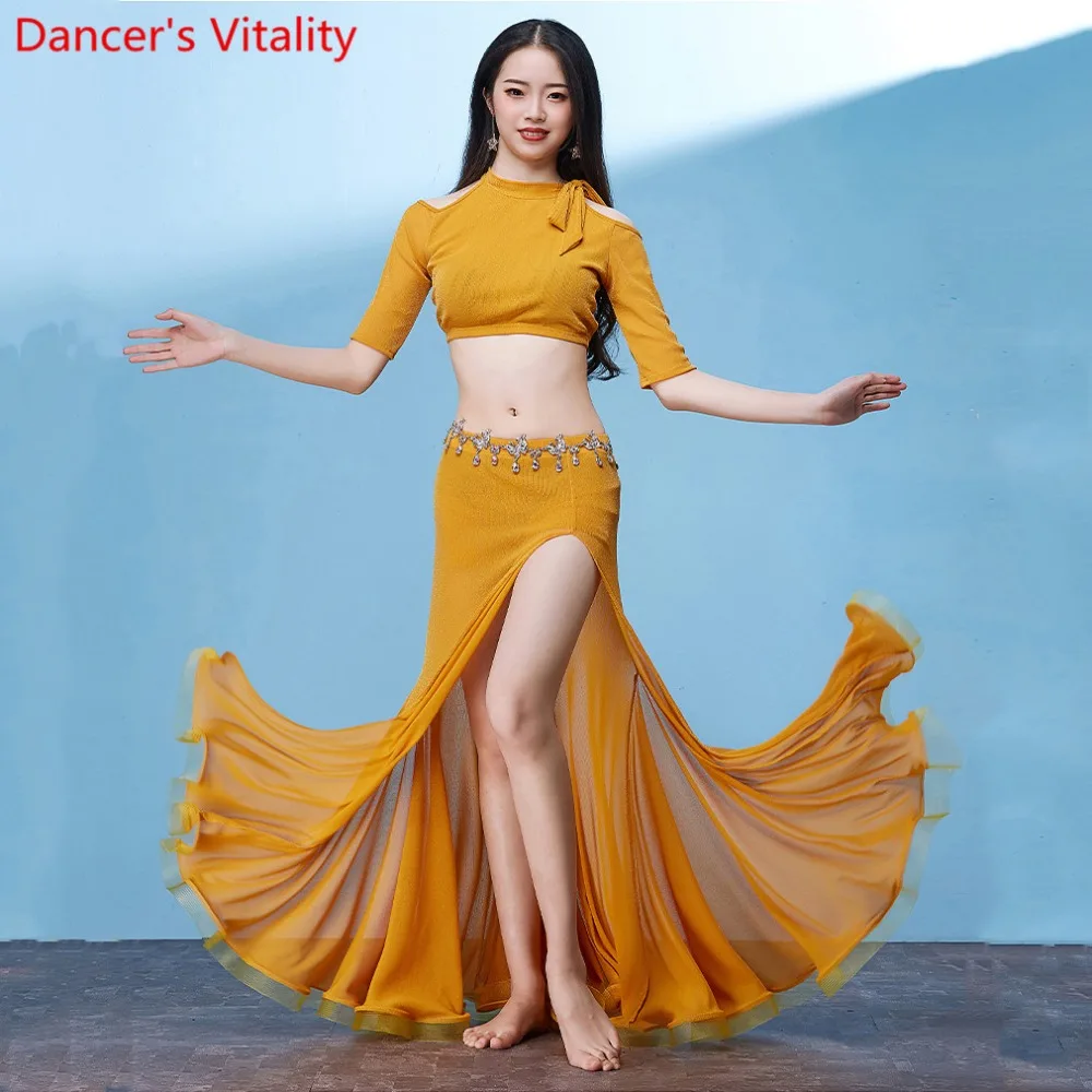 Женский костюм для танца живота откровенный тренировок выступлений с топом