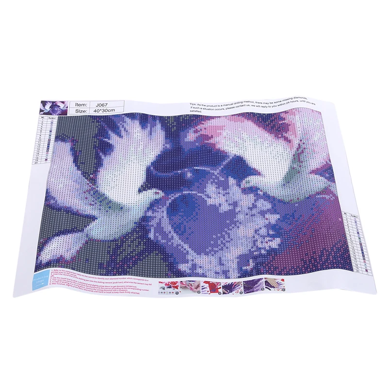 3D живопись штукатурка вышивка крестиком пара птица спальня гостиная