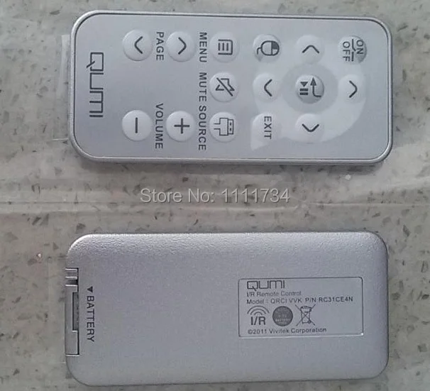 100% оригинальный пульт дистанционного управления проектором I/R QRC1VVK для детской