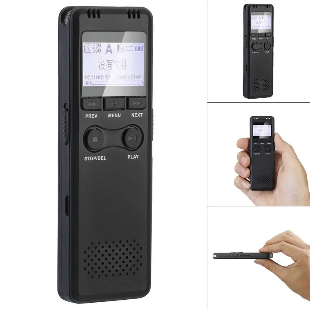 Шумоподавление Диктофон большой емкости не поддерживается MP3-плеер oled-экран литиевая батарея 2880 минут