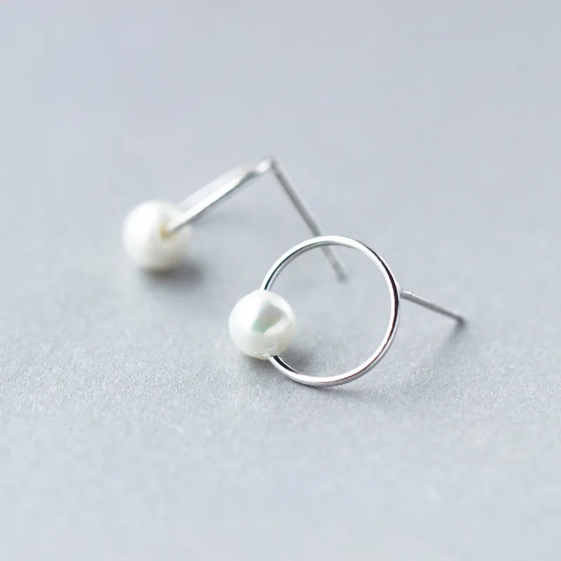 Женские серьги из стерлингового серебра 925 пробы с пресноводным жемчугом |