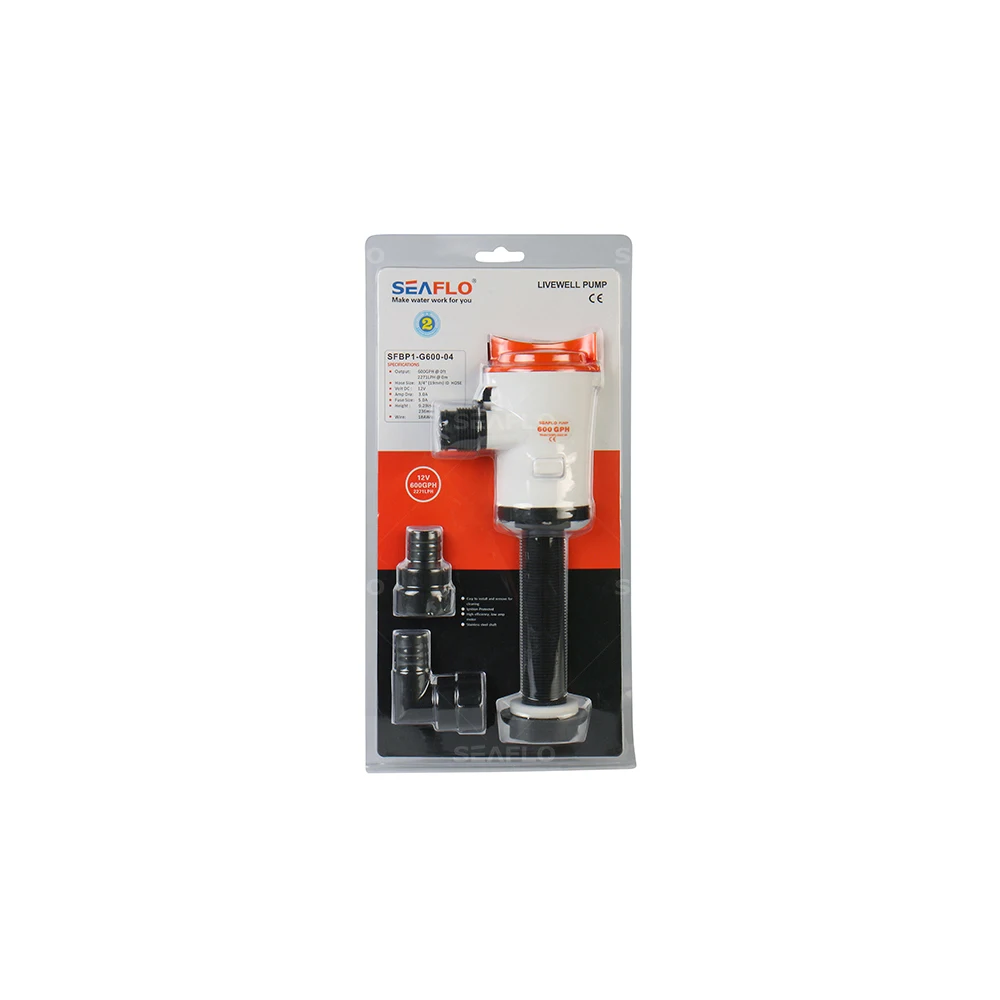 SEAFLO 12 В 600gph Livewell живой колодец лодочный резервуар аэратор прямой откачивающий